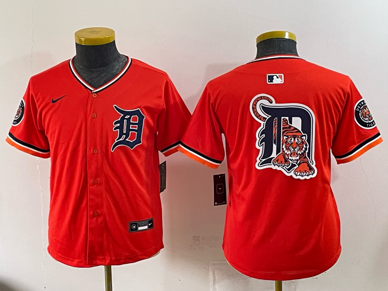women Detroit Tigers blank orange Nike 2026 MLB Jersey 0605001